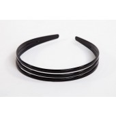 #7280B - HEADBAND SPLIT PLASTIC- 12 headbands (1 dozen) in a packet